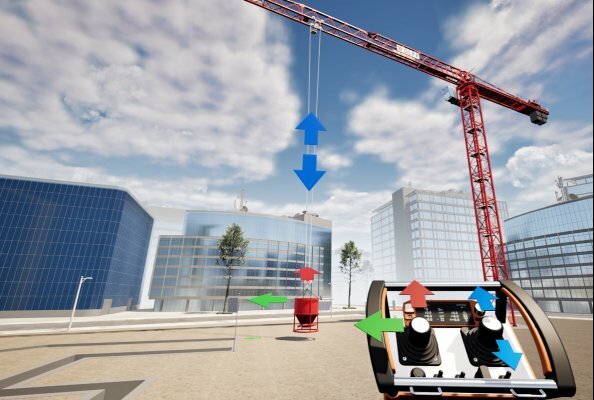 WOLFF Intuitive Control übernimmt die komplexe Koordinatentransformation automatisch und erlaubt es dem Bediener, die Last direkt in die gewünschte Richtung zu steuern. Für mehr Komfort und Sicherheit auf der Baustelle.