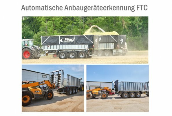 Fliegl Agrartechnik GmbH stellt eine automatische Anbaugeräteerkennung für Abschiebewägen vor