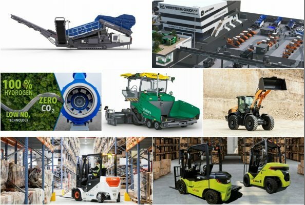 Produktneuheiten im Marsch: Teil 1 (Hamm Walzen, Kleemann Screener, Clark Gabelstapler und mehr)