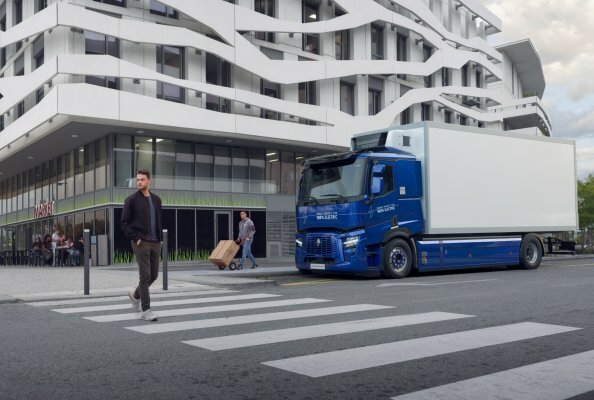 Renault Trucks E-Tech T, 4x2, Kühlkoffer, Night-and-Day-Cab