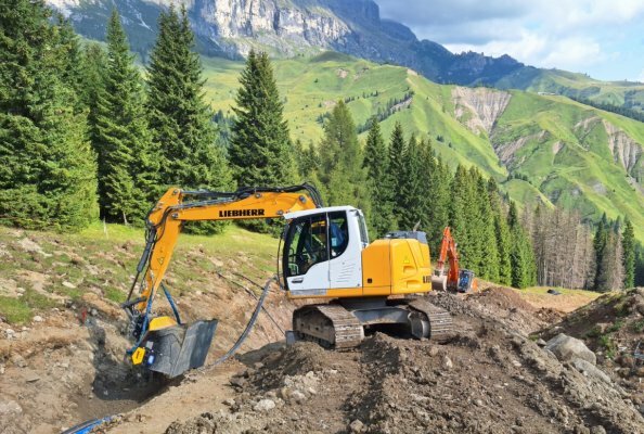 MB Crusher im Einsatz für Skianlagen und bei Hochgebirgsarbeiten