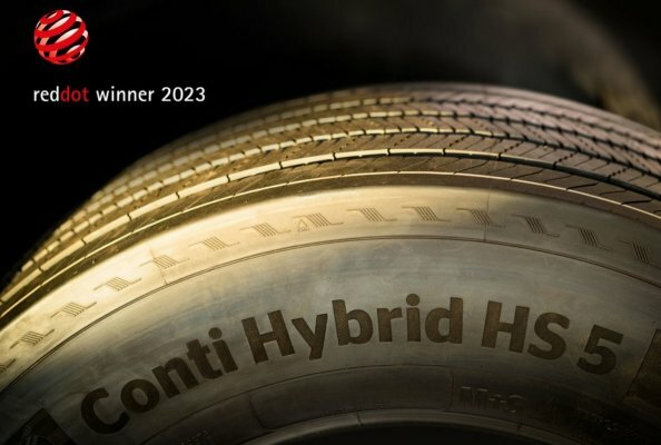 Red Dot Award 2023 in der Kategorie Produktdesign: für diese Vertreter der Conti Hybrid-Reifenfamilie der Reifengeneration 5.