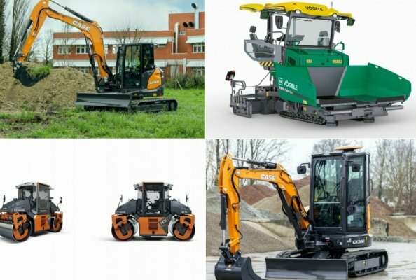 Produktneuheiten im Juli (Hamm Walzen, Vögele Asphaltfertiger, CASE Bagger, und mehr)
