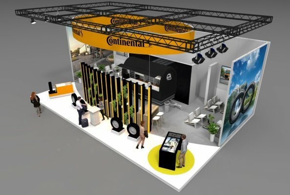 Der Continental Reifen Stand auf der NUFAM 2025