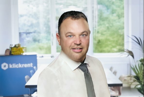 Dirk Fuhrberg ist seit 2022 Vertriebsmitarbeiter im Sales-Team Süd-Ost bei Klickrent.