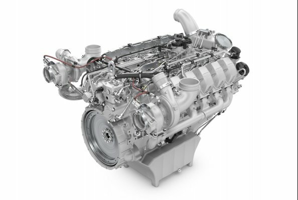 Der V12-Motor MAN D2862 – präsentiert auf der bauma 2025 – vereint hohe Leistungsdichte mit robustem Design für anspruchsvollste Bau- und Bergbauanwendungen.