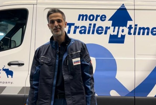 Hatip Olcay, Service- und Kältemaschinen-Spezialist, betreibt den ersten Schmitz Cargobull Service-Van