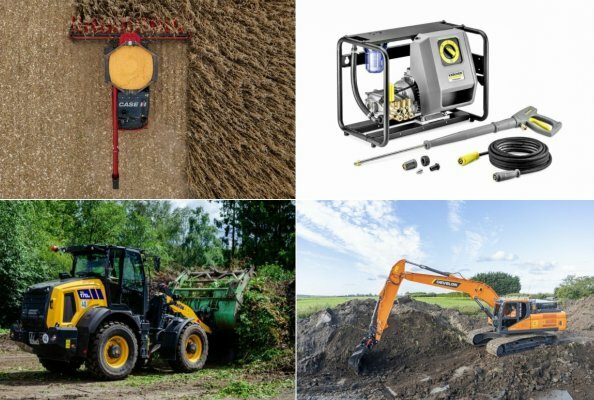 Produktneuheiten im Dezember (DEVELON Bagger, CASE IH Überschriften, Komatsu Lader und mehr)