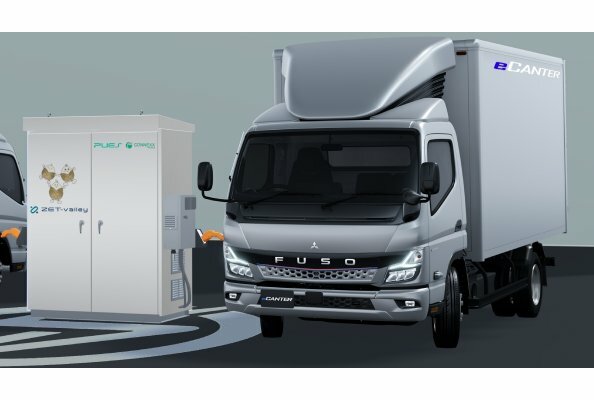 Daimler Truck Tochter FUSO erprobt Wiederverwertung von eCanter-Batterien in Energiespeichersystemen