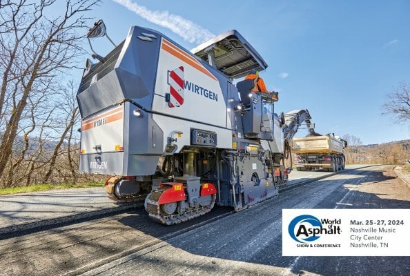 Die Kompaktfräse W 150 Fi vereint hohe Produktivität mit kompakten Abmessungen. Auf der World of Asphalt feiert sie Weltpremiere. 