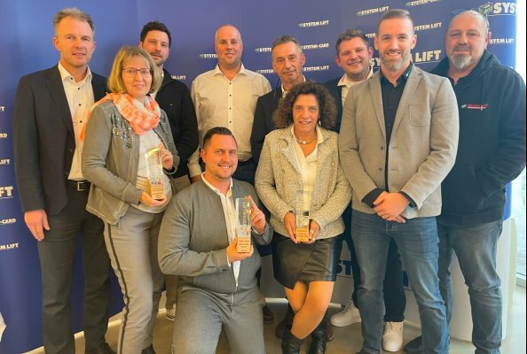 Die Preisträger 2024 von Roll Kran+Bühne, Möller manlift und Arbeitsbühnen Hoffmann