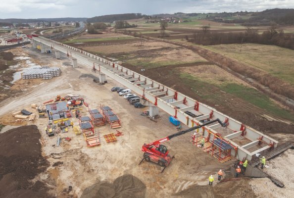 Die Überführung HŽ-2 in Križevci ist ein wichtiger Baustein für eine durchgehende Verbindung zwischen Zagreb und der ungarischen Grenze.
