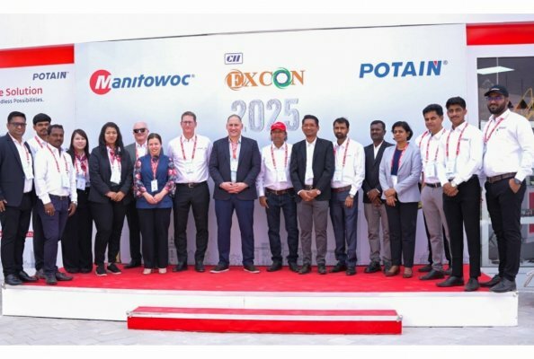 Neuer Potain MCT 105 Topless-Turmdrehkran im Rampenlicht auf der EXCON 2025