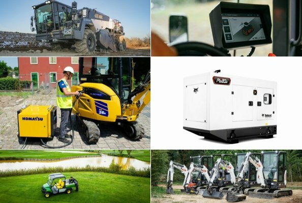 Produktneuheiten im Januar (Hamm digitale Lösungen, Bobcat Generatoren, Wirtgen Nachricht und mehr)