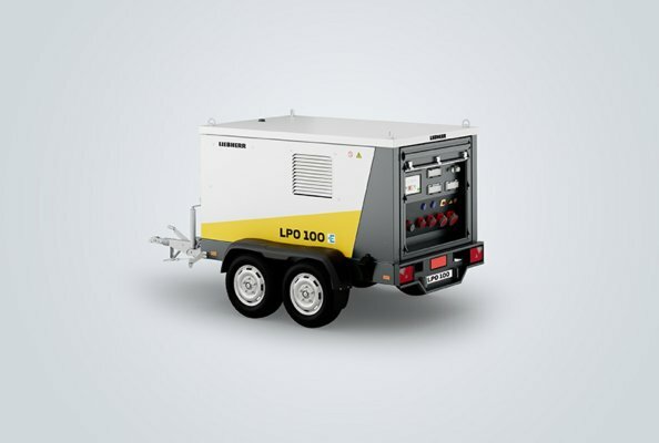 Das mobile batteriebasierte Energiespeichersystem Liduro Power Port (LPO) kann hybrid- oder vollelektrisch betriebene Baumaschinen lokal emissionsfrei laden oder betreiben.