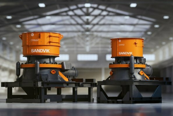 Sandvik stellt auf der CONEXPO die neuen Kegelbrecher CH442 und CH662 vor
