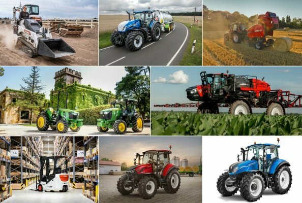 Produktneuheiten im November: Teil 1 (Bobcat Gabelstapler, CASE IH Rundballenpressen, John Deere Traktoren und mehr)