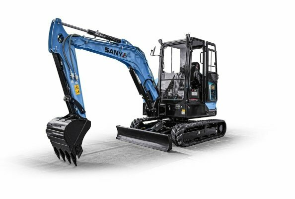 Der neue Elektrobagger im Minibaggersegment SANY SY35E