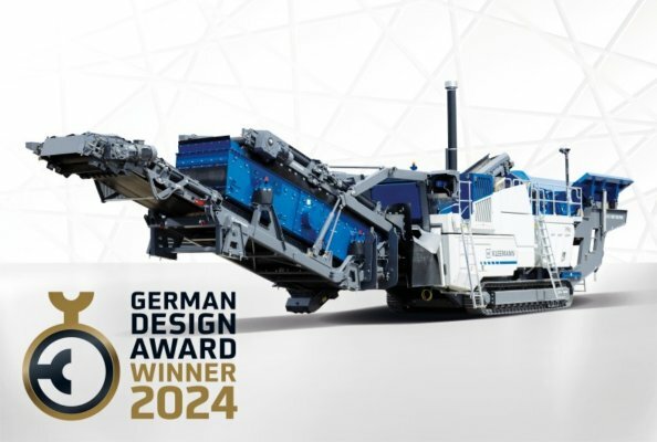 Der Prallbrecher MOBIREX MR 130(i) PRO von Kleemann überzeugte die Jury des German Design Awards dank umweltfreundlichem Antriebskonzept, hoher Benutzerfreundlichkeit und eindrucksvollem Design.