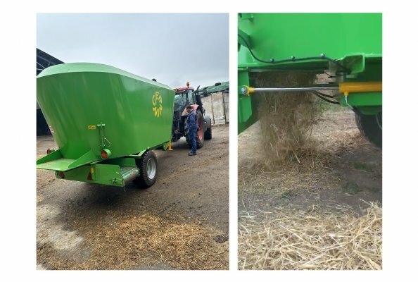 Beinahe staubfreie Einstreu und Einfachheit in einem – der innovative NZD-Wagen von CERNIN aus Tschechien