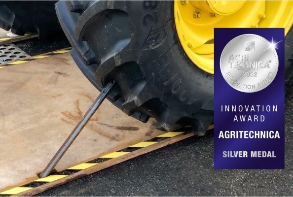 Die DLG hat die Agro ContiSeal Technologie mit der Silbermedaille beim Agritechnica Innovation Award 2022 ausgezeichnet. 