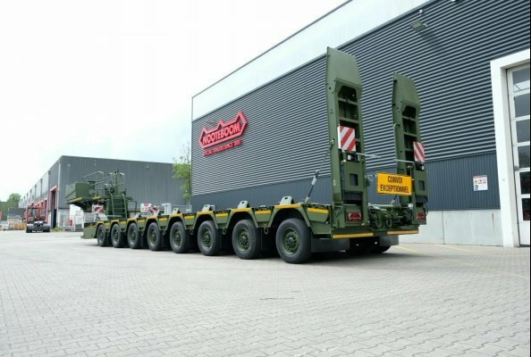 Nooteboom und Rheinmetall präsentieren fortschrittlichen 8-achsigen Militärauflieger auf der EUROSATORY