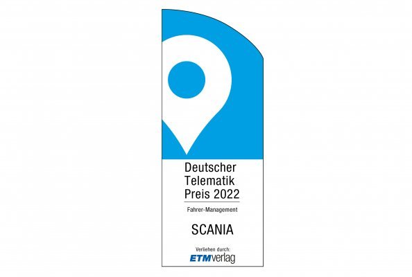 1. Platz beim Deutschen Telematik Preis 2022 für das beste Fahrermanagement