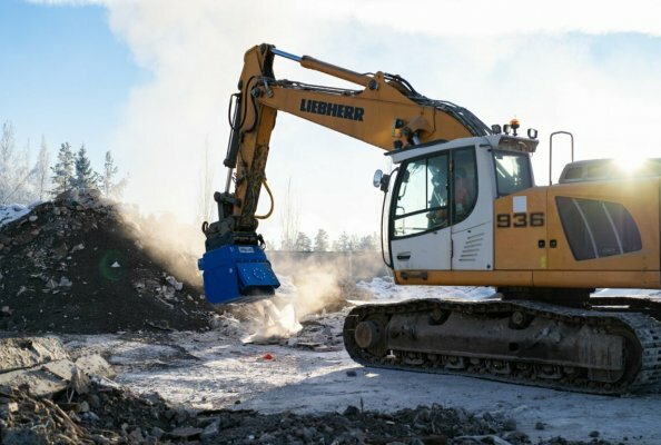 HRVB-HD – Die hydraulische Recycling-Vakuumschaufel für härteste Einsätze