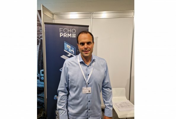 Michael Trunzer, Co-Gründer von ECHO PRM auf der NordBau 2023