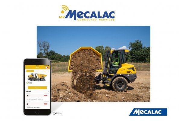Telematiklösung MyMecalac Connected Services ©Mecalac