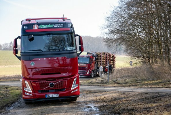 Der Volvo FH Aero mit I-Save ermöglicht durch seine aerodynamische Fahrerhauskabine Kraftstoffersparnisse von fünf Prozent. 