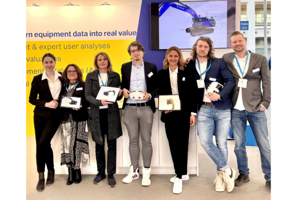 Das Team von LECTURA & Vuframe auf der bauma 2025