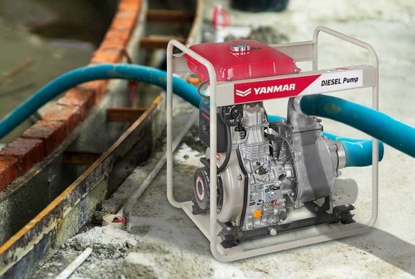Yanmar bringt eine neue Serie Tragbarer Diesel-Wasserpumpen auf den Markt