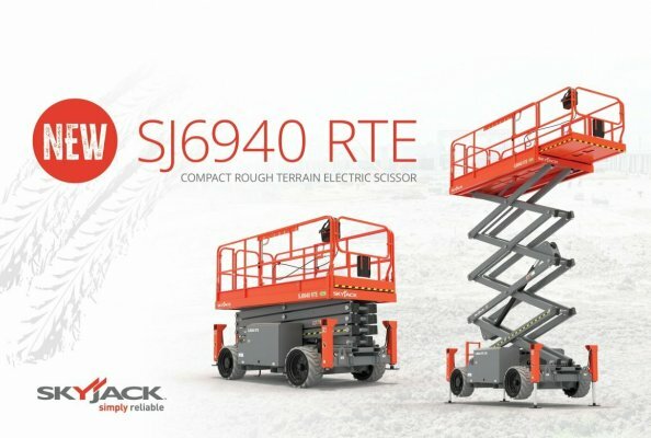 Vorhang auf für die SJ6940 RTE: Skyjacks größte Elektro-Geländescherenbühne kommt auf den Markt