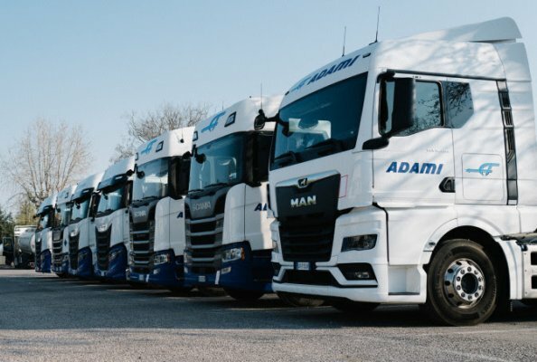 Seit 2023 beliefert Continental die Flotte des italienischen Transportunternehmens Adami Trasporti mit Reifen. 