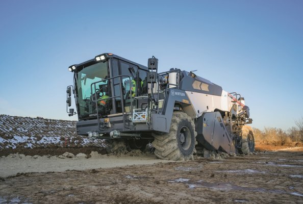 Die neue WR-Serie X-Tier von Wirtgen feiert auf der Conexpo ihre Marktpremiere.