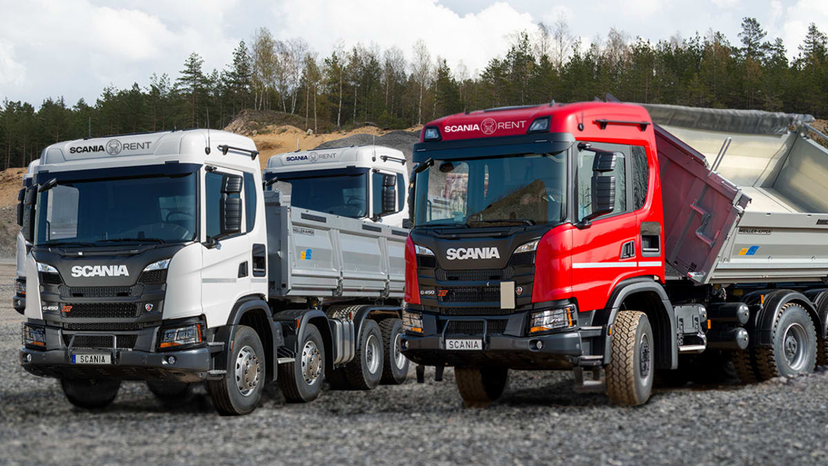 Neue Kipper im Angebot von Scania Rent