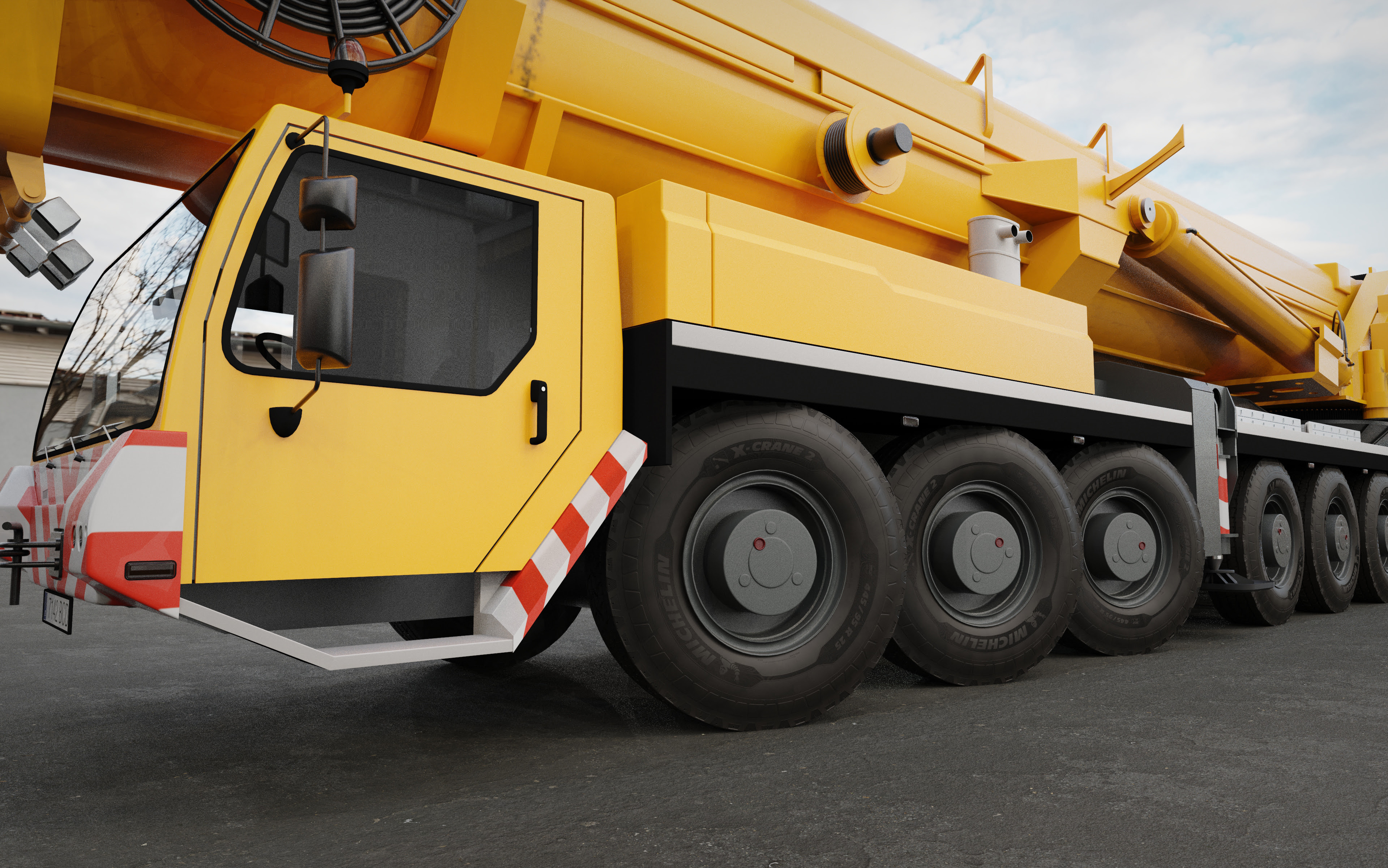  Der MICHELIN X-CRANE 2 wurde für besondere Anforderungen von Kränen entwickelt.