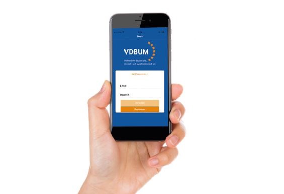 Nützliches Tool: Mit der VDBUM App haben die
Nutzer*innen alle Verbands-Events im Blick.