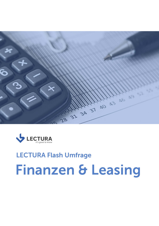 LECTURA Flash Umfrage – Finanzen & Leasing